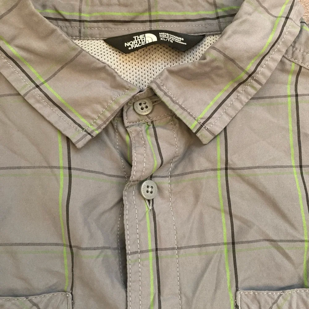 The North Face Button Down Long Sleeve Shirt Fishing Hiking Workwear Men’s L
